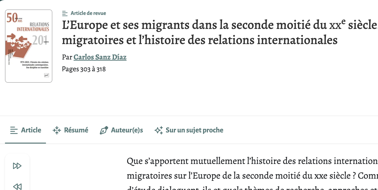 L’Europe et ses migrants dans la seconde moitié du xxe siècle